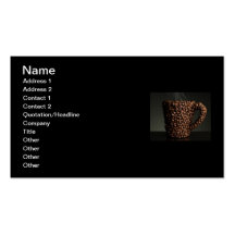 Amazing coffee photo-3 business card templates