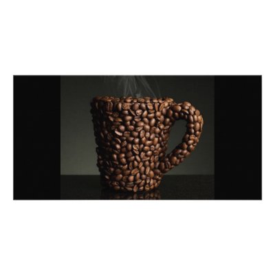 Amazing coffee photo-3 picture card by CreativeColours