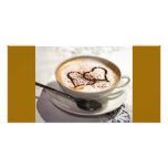 Amazing coffee photo photo card template