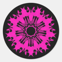 Amazing design round stickers
