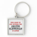Amazing Electrician In Action Keychains