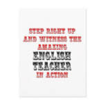 Amazing English Teacher In Action Post Cards