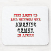 Amazing Gamer In Action Mousepads