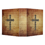 Amazing Grace Cross on Vintage Music Sheet Binder