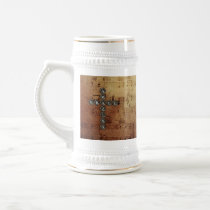 Amazing Grace Cross on Vintage Music Sheet Mugs