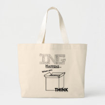 Amazing Happens When You Think Outside The Box Tote Bags