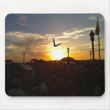 Amazing Key West Sunset With Bird Mousepad