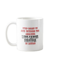 Amazing Lung Cancer Survivor In Action Mug