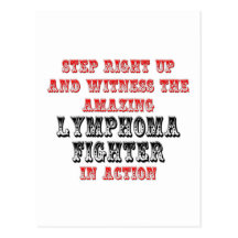 Amazing Lymphoma Fighter In Action Post Cards
