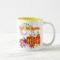 Amazing Mom Floral mugs