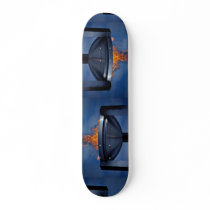 Amazing olympic flame skate deck