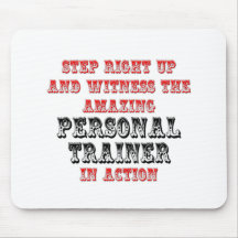 Amazing Personal Trainer In Action Mousepad