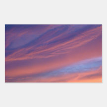 Amazing Sunset Rectangle Stickers