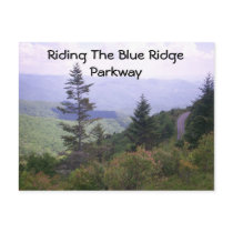 Amazing View Of Winding Blue Ridge Parkway Post Card