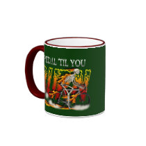Amazingly Cool Spinning Cyclists Cyling gift Coffee Mugs