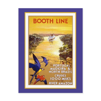 Amazon River  Booth Line Postcard by tnmpastperfect