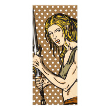 Amazon Women Courage Customized Rack Card