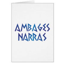 ambages narras tu parle un latin dans les mystères carte de vœux