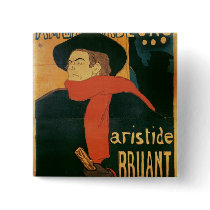 Ambassadeurs: Aristide Bruant, 1892 buttons