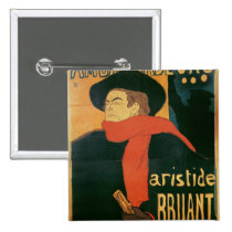 Ambassadeurs: Aristide Bruant, 1892 buttons