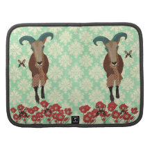 Amber Aoudad Mint Julep Damask Planner