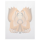 Amber Butterfly Princess Custom Letterhead