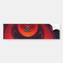 Amber Goddess – Orange and Gold Passion Bumper Stickers