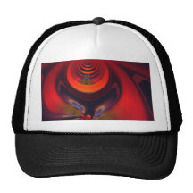 Amber Goddess – Orange and Gold Passion Mesh Hat