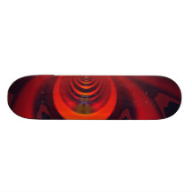 Amber Goddess – Orange and Gold Passion Skate Decks