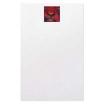Amber Goddess – Orange and Gold Passion Custom Stationery