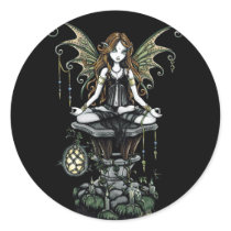 "Amber" Nature Lotus Fairy Stickers