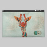 Amber Peeking Giraffe Travel Accessory Bag bagettes bags