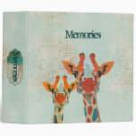 Amber Peeking Giraffes  Album Vinyl Binders