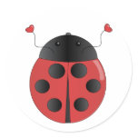 amberbug round stickers