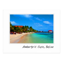 Ambergris Caye San Pedro Belize Postcard
