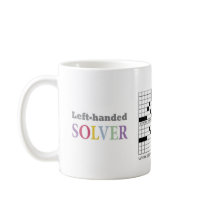 Ambidextrous Crossword Mug