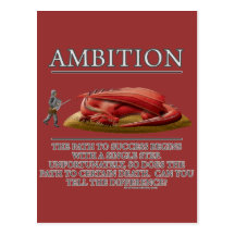 Ambition Fantasy (de)Motivator Postcard