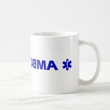 Ambulance (backward) coffee mugs