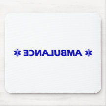 Ambulance (backward) mouse pads