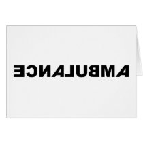 Ambulance - Backwards, Card