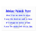 Ambulance Paramedic Prayer Business Card Template