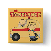 Ambulance T-shirts and Gifts Pins