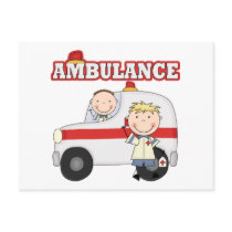Ambulance T-shirts and Gifts Postcard