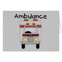 Ambulance Tshirts and Gifts Cards