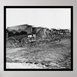 Ambulance Wagons and Drivers 1863 Posters