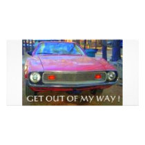 AMC 1974 AMX MUSCLE CARS CUSTOM PHOTO CARD