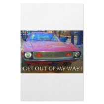 AMC 1974 AMX MUSCLE CARS STATIONERY