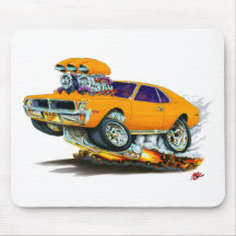 AMC Javelin Orange Car Mouse Pads