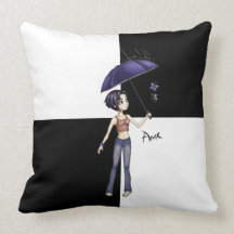 Ame and Butterflies Pillow