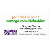 Amega business card